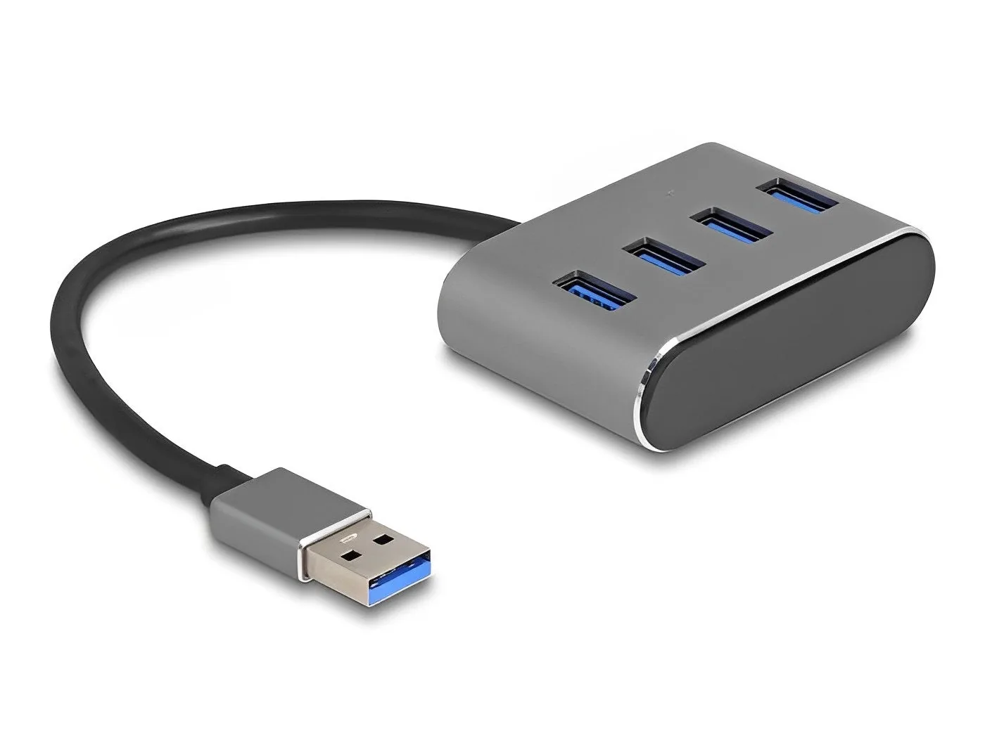 Elecbee 4 Port USB 5 Gbps Hub with USB Type-A connector – USB Type-A ports on top