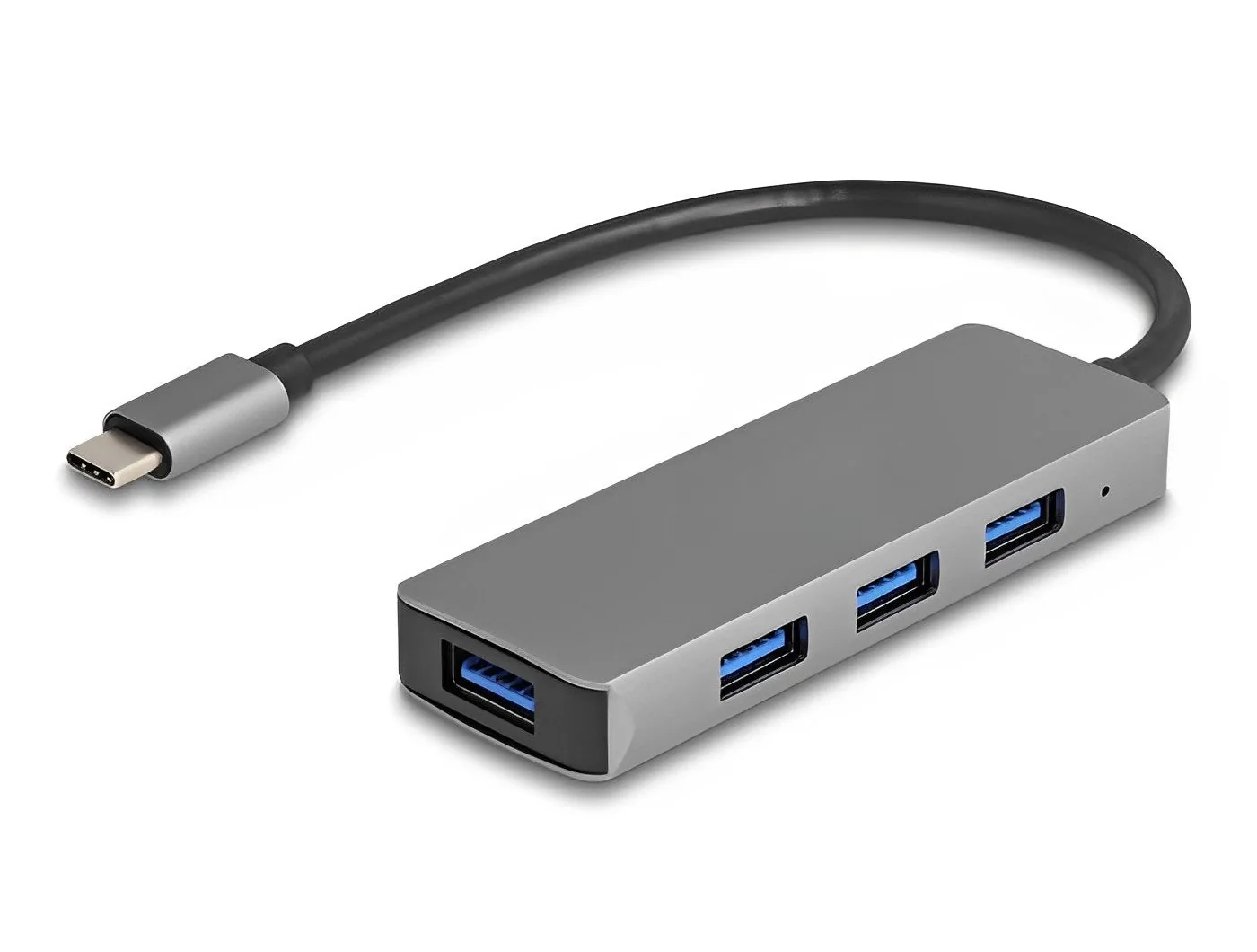 Elecbee 4 Port USB 5 Gbps Hub with USB Type-C™ connector – USB Type-A ports on the side