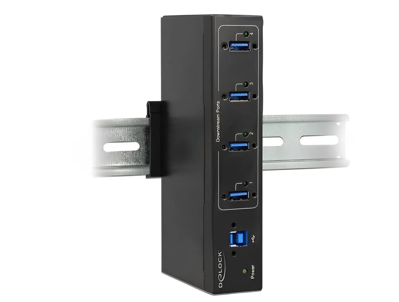 Elecbee External Industry Hub 4 x USB 3.0 Type-A with 15 kV ESD protection
