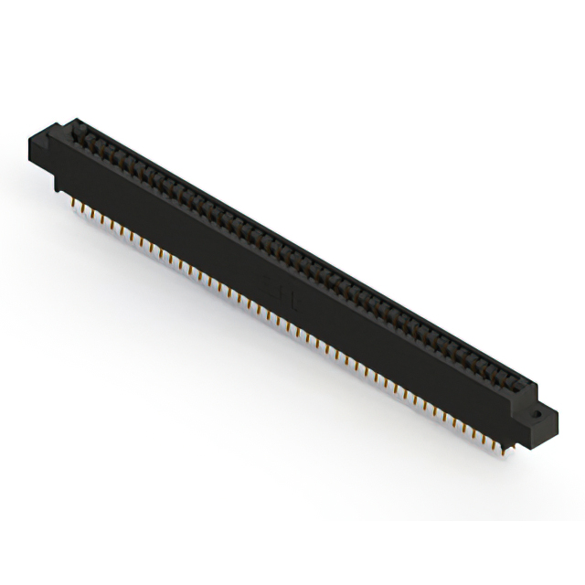 Elecbee Card Edge Connector Pitch 3.18mm Dual Edge Card 90 Position Gold Plated Color Black