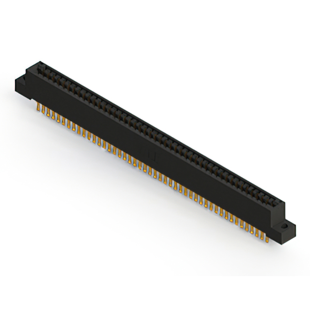Elecbee Card Edge Connector Pitch 3.18mm Dual Edge Card 92 Position Gold Plated Color Black