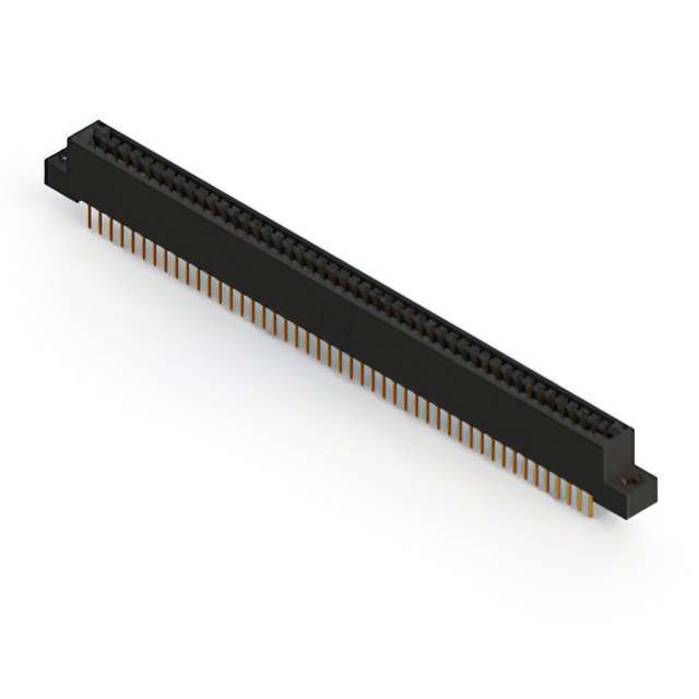 Elecbee Card Edge Connector Pitch 3.18mm Dual Edge Card 94 Position Gold Plated Color Black