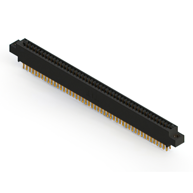 Elecbee Card Edge Connector Pitch 3.18mm Dual Edge Card 94 Position Gold Plated Color Black