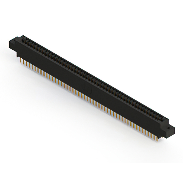 Elecbee Card Edge Connector Pitch 3.18mm Dual Edge Card 96 Position Gold Plated Color Black