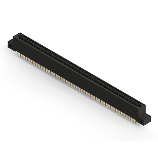 Elecbee Card Edge Connector Pitch 3.18mm Dual Edge Card 96 Position Gold Plated Color Black