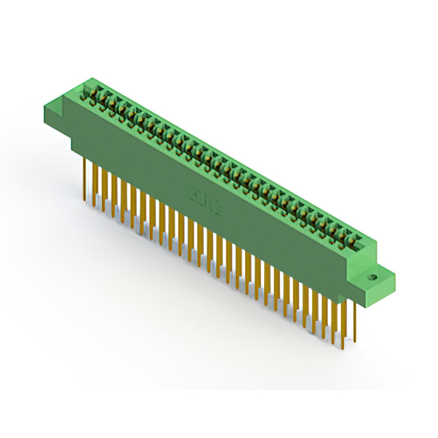 Элекби Карта Edge Разъем шаг 3.96mm Двойное преимущество Карта 56 Позиция Золотой цвет Зеленый