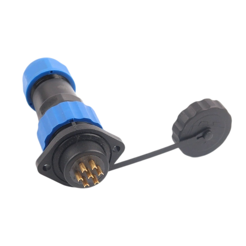 Elecbee <span class="highlight">SP21</span> <span class="highlight">Series</span> Connector Aviation Connector 7 Pin STROME SOLDER TYPE SILP FULE