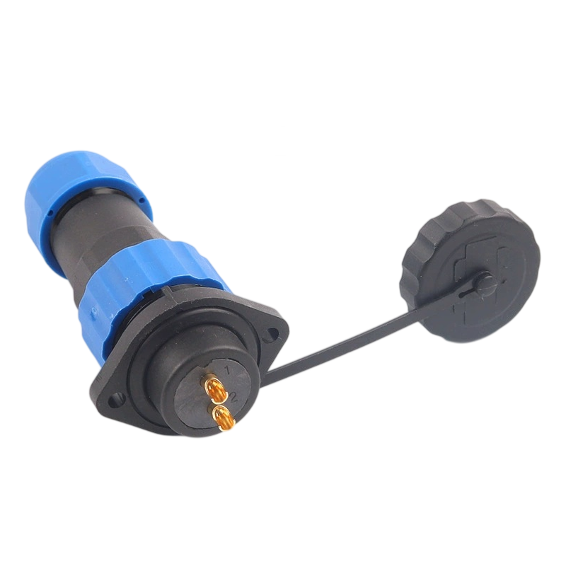 Elecbee Ser <span class="highlight">Series</span> Connector Waterproof Connector Pannello Aviazione Montaggio a 2 pin Serma dritta Tipo One Coppia