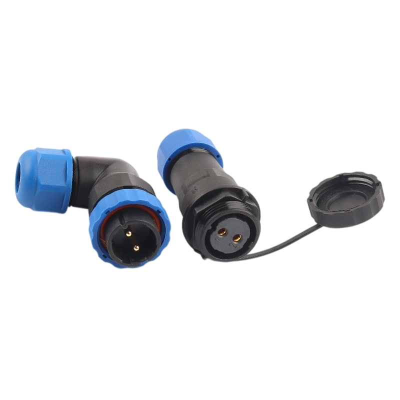 Elecbee <span class="highlight">SP21</span> <span class="highlight">Series</span> in-line 2 Pin destro Angolato Salente Tipo maschio Plug e femmina Socket Connettore per l'aviazione