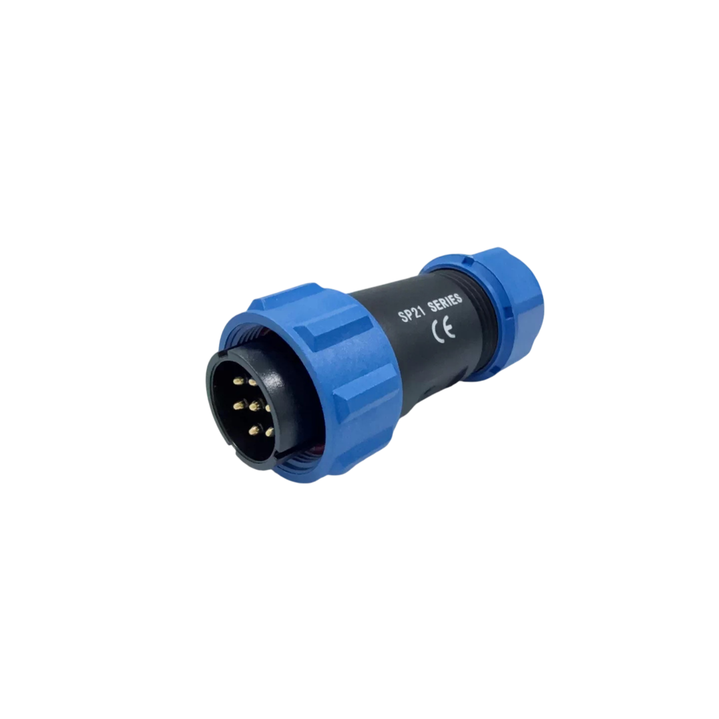 <span class="highlight">SP21</span> IP68 방수 항공 원형 커넥터 SP2110/P7 15A,500V 7 Pin 케이블 커넥터 플러그 수 핀 솔더 컵