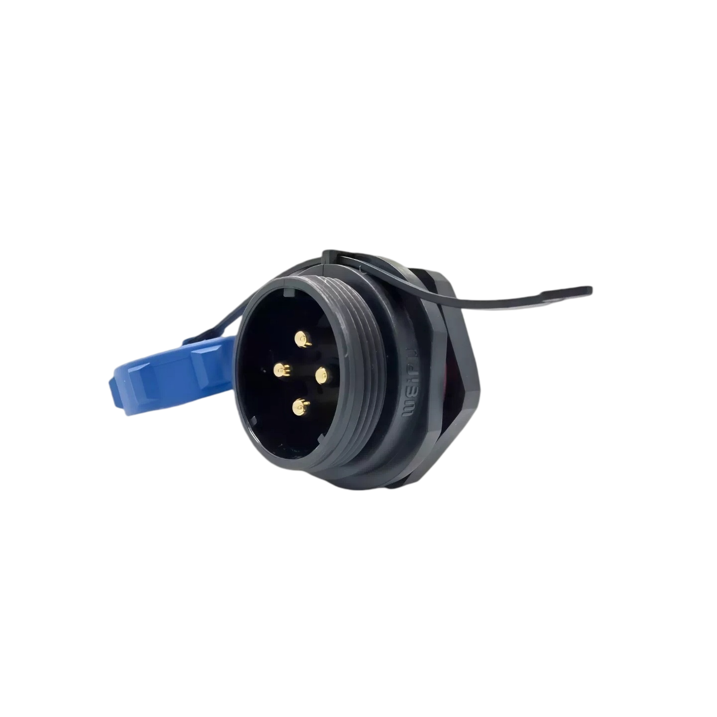 <span class="highlight">SP21</span> IP68 방수 항공 원형 커넥터 SP2112/P4 30A,500V 4 Pin 후면 너트 장착 리셉터클 수 핀 솔더 컵