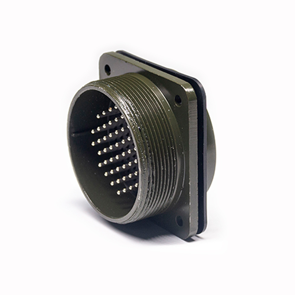 Conector Mil-Spec MS5015 Serie Roscado MS3102A36-10P 48 Pin Receptáculo de soldadura recto de pasador macho