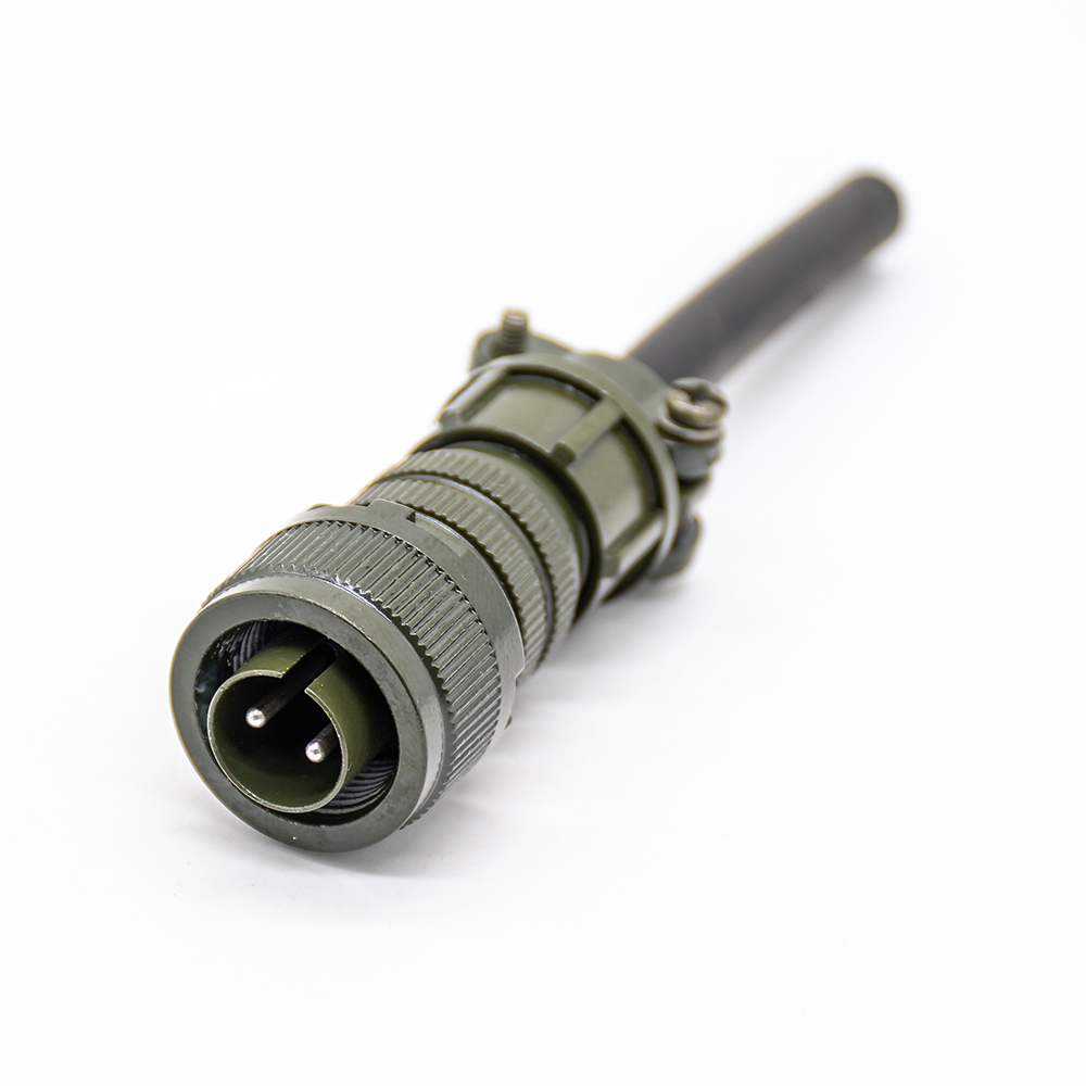Elecbee Conector MIL-Spec MS5015 Serie roscada MS3106A10SL-4P GILD 2PIN Tipo de soldadura recta Tipo de tipo 1 PCS