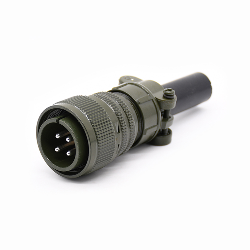 Connettore Mil-Spec Serie MS5015 filettato MS3106A18-10P Spina a saldare diritta a 4 pin maschio