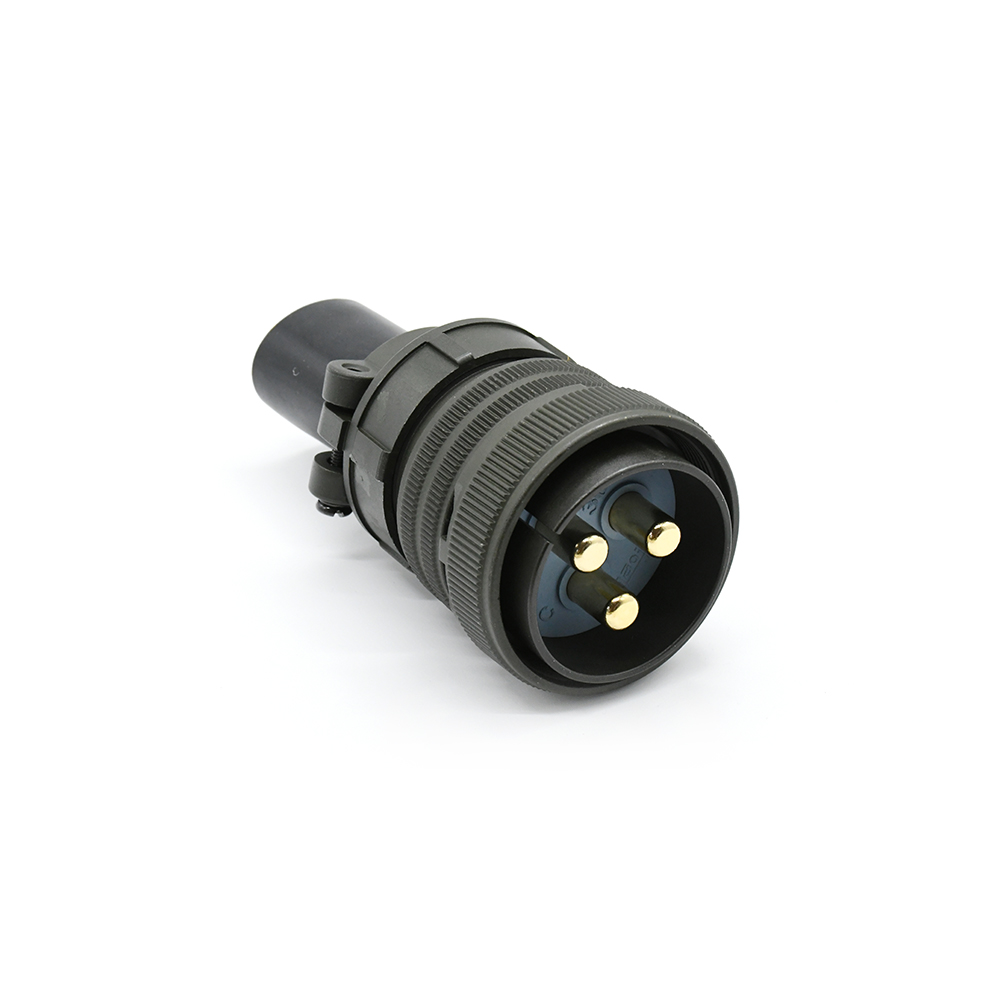 Conector Mil-Spec Serie MS5015 Serie MS3106A36-4P Enchufe de soldadura recto de 3 pines