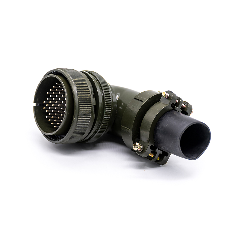 Conector Mil-Spec MS5015 Serie Roscado MS3108A36-10P 48 Pin macho Pin Enchufe de soldadura en ángulo recto