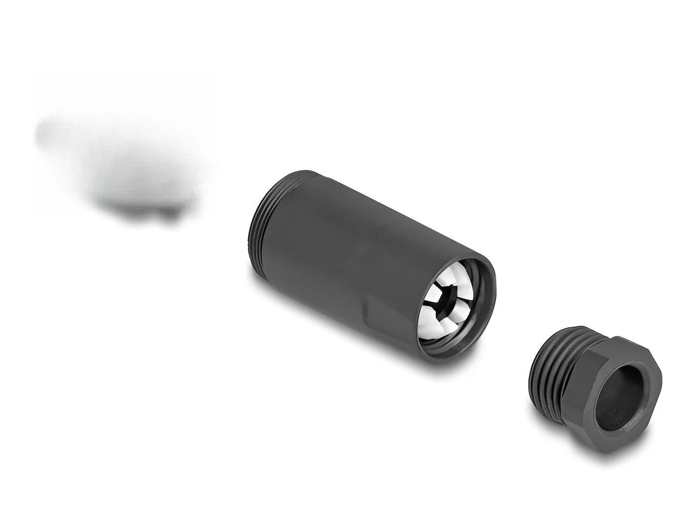 Elecbee M12 Connector A-coded 3 pin male for mounting with screw connection