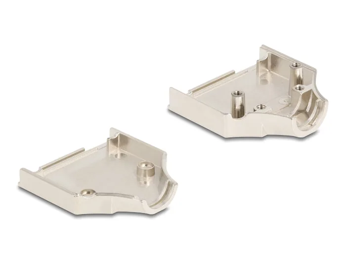 Elecbee Sub-D connector housing 15 pin metal including male connector and mounting material