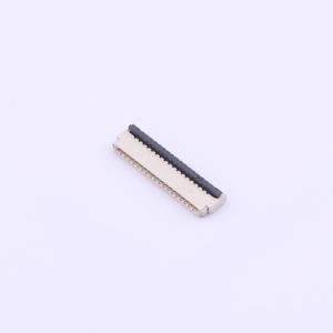 0.5mm Pitch 18-Pin Flip Lock FFC/FPC Connector, Dual Contact, Right Angle SMD, Gold Plated