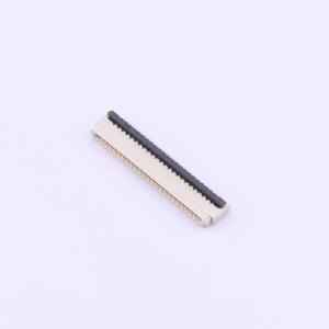 0.5mm Pitch 24-Pin Flip Lock FFC/FPC Connector, Dual Contact, Right Angle SMD, Gold Plated