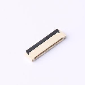 Elecbee 15 Pin FPC Connector 1mm Pitch Top and Bottom Flip Lock, Backlock Solder Tin Plated Right Angle 2mm Height 0.3mm Thickness 50V Rated