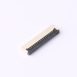 Elecbee 16 Pin FPC Connector 1mm Pitch Bottom Flip Lock Solder Tin Plated Right Angle 2mm Height 0.3mm Thickness 50V Rated