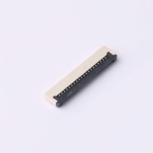 Elecbee 20 Pin FPC Connector 1mm Pitch Bottom Flip Lock Solder Tin Plated Right Angle 2mm Height 0.3mm Thickness 50V Rated