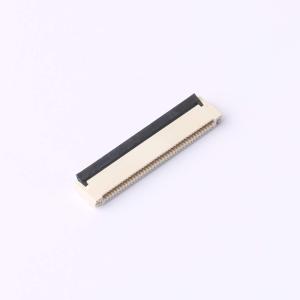 Elecbee 20 Pin FPC Connector 1mm Pitch Top and Bottom Flip Lock, Backlock Solder Tin Plated Right Angle 2mm Height 0.3mm Thickness 50V Rated