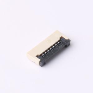 Elecbee 7 Pin FPC Connector 1mm Pitch Bottom Flip Lock Solder Tin Plated Right Angle 2mm Height 0.3mm Thickness 50V Rated