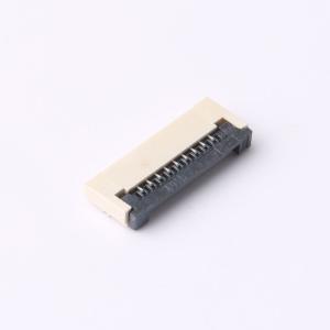 Elecbee 9 Pin FPC Connector 1mm Pitch Bottom Flip Lock Solder Tin Plated Right Angle 2mm Height 0.3mm Thickness 50V Rated