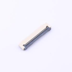 FPC Connector - 0.5mm Pitch, 32 Pin, Contacts, Bottom, Flip Lock ...