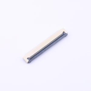 FPC Connector - 0.5mm Pitch, 50 Pin, Contacts, Bottom, Flip Lock ...