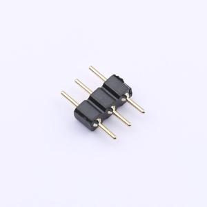 Elecbee 2.54mm Pitch Pin Header 1x3 Pins Straight DIP Gold Plated Connector