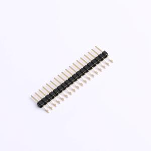 Элекби 2.54мм Pitch Pin Заголовок 1x18 штифев правый Угловый SMT Золотой Позолоченный Разъем