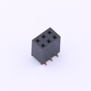 Elecbee 2.54mm pitch female header, 2x3 pin vertical surface mount
