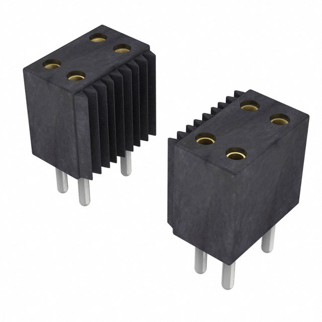 Elecbee female header, 1.27x2.54mm pitch, 2x30pin, vertical insert ...