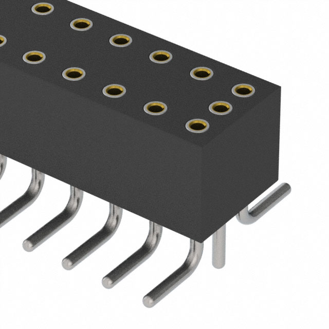 Elecbee female header, 1.27x2.54mm pitch, 2x36 pins, vertical surface ...