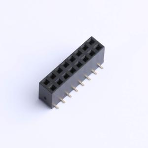 Elecbee female headers, 2.54mm pitch, 2x8 pins, vertical surface mount.