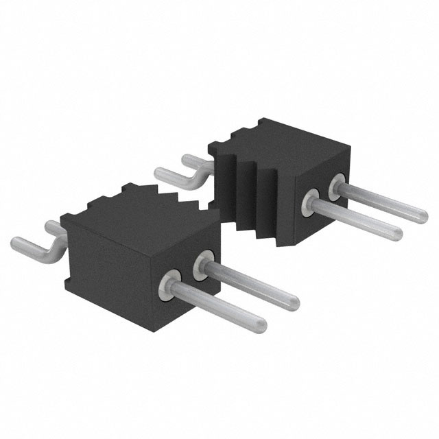 Elecbee header pins, 1.27mm pitch, 1x18 pins, horizontal surface mount ...