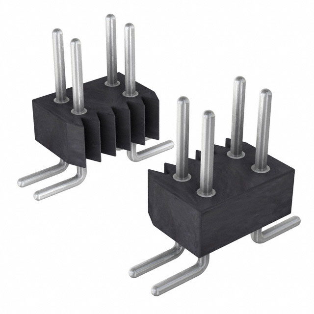 Elecbee 标头引脚,1.27x2.54mm 间距,2x11 引脚,垂直表面安装,圆形引脚,锡镀。