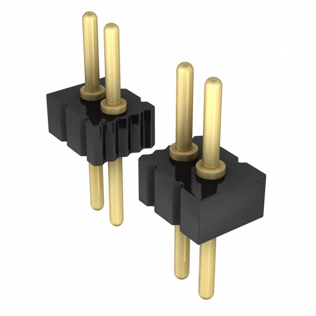 Elecbee pin header, 1.0mm pitch, 1x39pin, vertical insert, round pins.