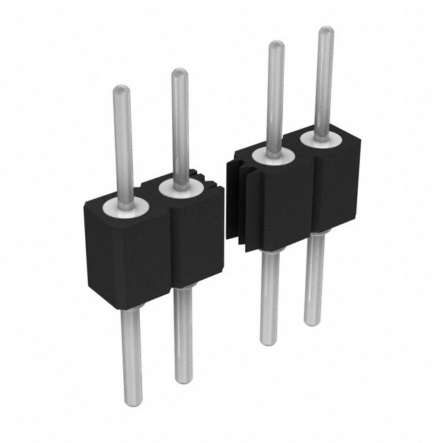 Elecbee pin header, 1.778mm pitch, 1x20 pins, vertical insert, round ...