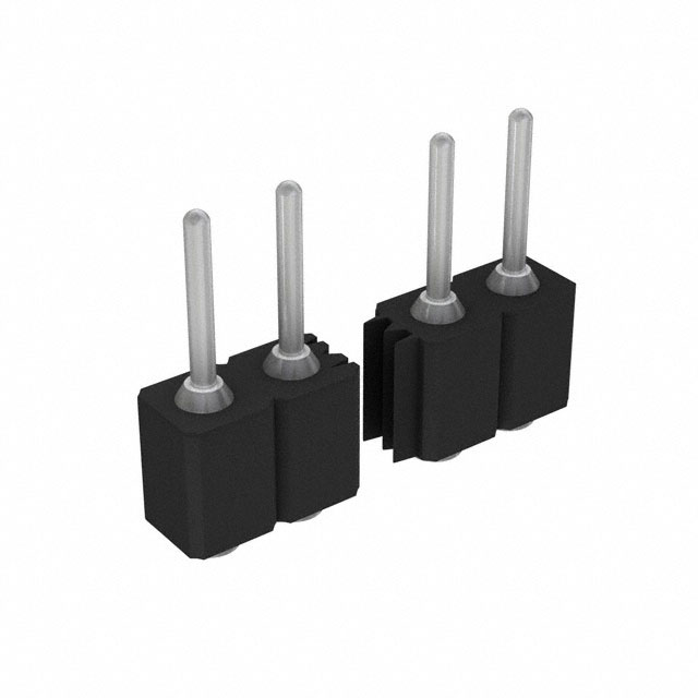 Elecbee pin header, 2.54mm pitch, 1x5 pin, vertical surface mount ...