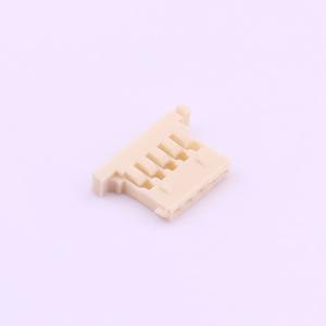 Elecbee 와이어-보드 하우징 1.25mm 플러그 1x5핀 PA66 베이지