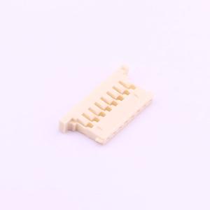 Elecbee 와이어-보드 하우징 1.25mm 플러그 1x8핀 PA66 베이지