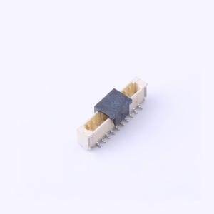 Elecbee Wire-to-Board Pin Header 0.8mm Pitch 1x10pin Surface Mount Straight LCP Beige