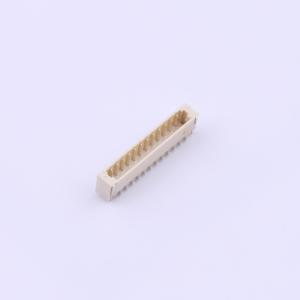 Elecbee Wire-to-Board Pin Header 0.8mm Pitch 1x12pin Surface Mount Right Angled LCP Beige