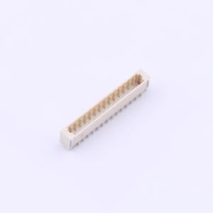 Elecbee Wire-to-Board Pin Header 0.8mm Pitch 1x14pin Surface Mount Right Angled LCP Beige