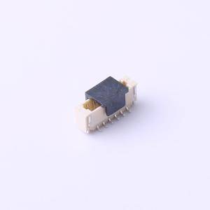 Elecbee Wire-to-Board Pin Header 0.8mm Pitch 1x6pin Surface Mount Straight LCP Beige