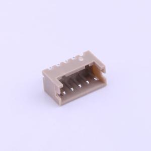 Elecbee Cabezal de alambre a tabla 1.25mm paso 1x5pin a través del agujero recto PA66 gris